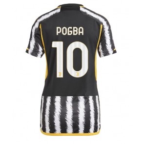 Juventus Paul Pogba #10 kläder Kvinnor 2023-24 Hemmatröja Kortärmad